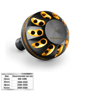 Gomexus Fishing Reel Handle Knob For Daiwa Shimano Spinning Reel 3000-5000 Model 38-41mm Diameter