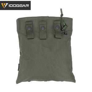 IDOGEAR Magazine/Ammo Molle Dump Pouch, Tool Pouch, Kindling/Wild Edibles Collection Pouch