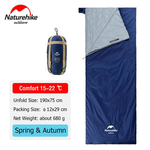 Naturehike LW180  Ultralight Waterproof Backpacking Cotton Sleeping Bag