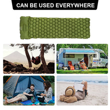 Load image into Gallery viewer, Inflatable Outdoor Sleeping Pad with Pillows
