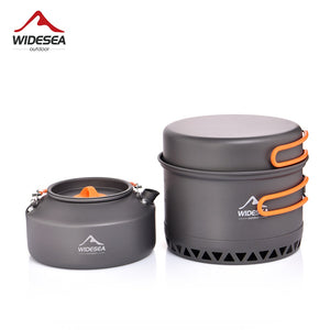 Widesea Camping 1.3L 2.3L  Outdoor Cooking Set