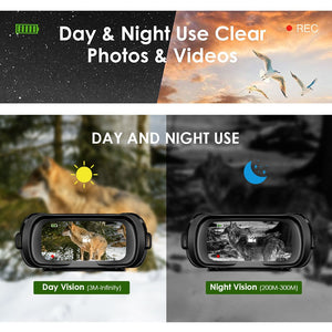 Dsoon  NV3182 Infrared Digital Night Vision Binoculars 1080P Video 300m