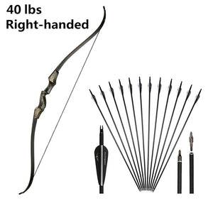 Archery Hunting  Wooden Take-down Bow for Left/Right-handed
