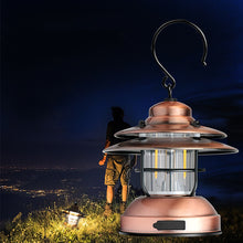 Load image into Gallery viewer, Water Resistant USB/Battery Mini Hanging Lantern with 2 Lighting Modes
