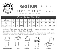 Load image into Gallery viewer, GRITION Women Outdoor Trekking Sandals New Plus Size 41
