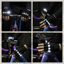 Load image into Gallery viewer, Savior Breathable Half Finger LED Flashlight Fishing Gloves
