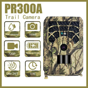 PR300  Trail Camera 0.8s Trigger Time 120 Degrees Night Vision