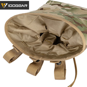 IDOGEAR Magazine/Ammo Molle Dump Pouch, Tool Pouch, Kindling/Wild Edibles Collection Pouch