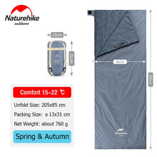 Load image into Gallery viewer, Naturehike Ultralight Waterproof Sleeping Bag LW180 Envelope
