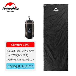 Naturehike Ultralight Waterproof Sleeping Bag LW180 Envelope