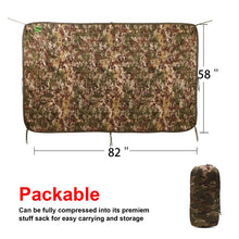 Load image into Gallery viewer, Military Woobie Indoor Outdoor Waterproof Poncho Liner/Camping Blanket
