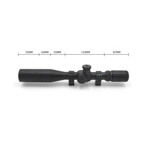 Magorui 4-14x44 FFP Riflescope w/Glass Etched Reticle