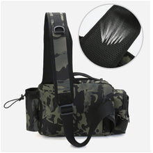 Load image into Gallery viewer, Multifunction Single Shoulder Crossbody Fishing Tackle Bag
