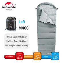 Load image into Gallery viewer, Naturehike Lightweight Washable Cotton Sleeping Bag Spliceable Double Sleeping Bag
