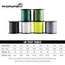 Load image into Gallery viewer, Angryfish Wholesale 500 Meters 8X Braided Fishing Line 8 Colors Super Strong PE Line - maxoutdoorgearandgadgets
