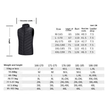 Load image into Gallery viewer, 2019 Outdoor Men Electric Heated Vest USB Heating Vest Winter Thermal Cloth Feather Hot Sale Camping Hiking Warm Hunting Jacket - maxoutdoorgearandgadgets
