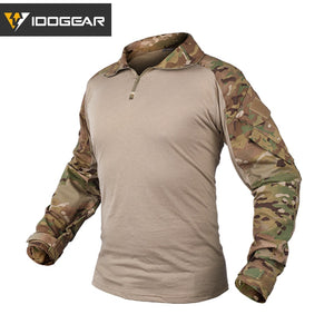 IDOGEAR G3 shirt hunting clothes Paintball Combat Gen3 Shirt Military Airsoft Tactical Camo MultiCam CP Army 3101 - maxoutdoorgearandgadgets
