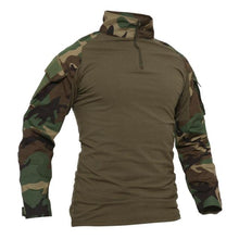 Load image into Gallery viewer, WOLFONROAD Men&#39;s 1/4 Zip Long Sleeve Tactical Combat Shirts - maxoutdoorgearandgadgets
