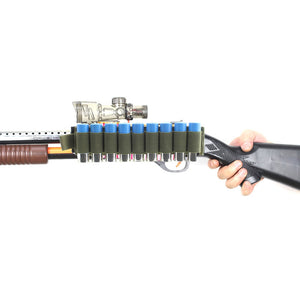 Hook n Loop Shotgun Shell Holder with Adhesive Back for 12 Gauge - maxoutdoorgearandgadgets
