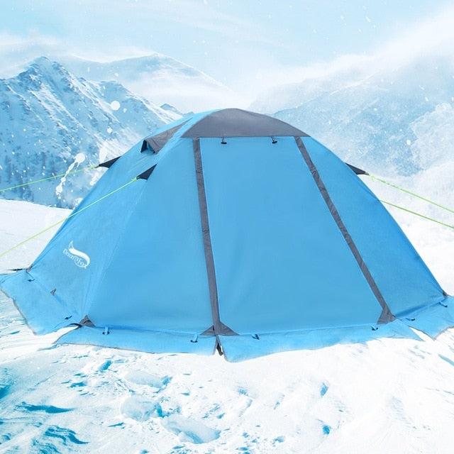 Desert&Fox 2 Person Aluminum Pole Winter Tent with Snow Skirt - maxoutdoorgearandgadgets