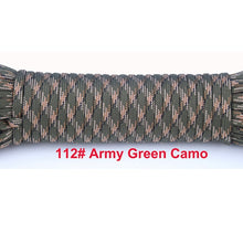 Load image into Gallery viewer, Type III 7 Stand 550 Paracord 250 colors 50 ft/ 100 ft - maxoutdoorgearandgadgets
