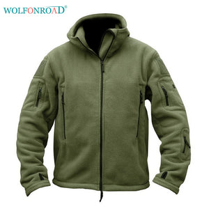 WOLFONROAD Men's Winter Fleece Jacket - maxoutdoorgearandgadgets
