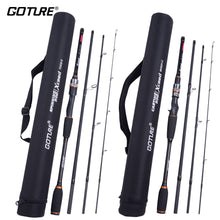 Load image into Gallery viewer, Goture Xceed Spinning/Baitcasting 4-piece  M MH Rod 1.98M 2.1M 2.4M 2.7M 3.0M With Cloth Tube - maxoutdoorgearandgadgets
