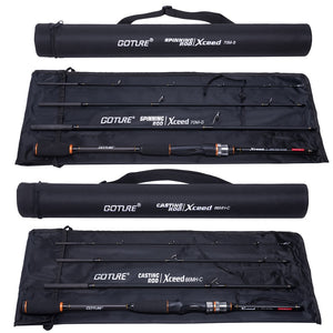 Goture Xceed Spinning/Baitcasting 4-piece  M MH Rod 1.98M 2.1M 2.4M 2.7M 3.0M With Cloth Tube - maxoutdoorgearandgadgets