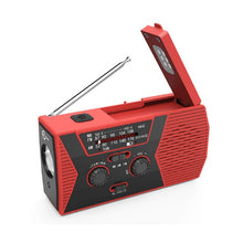 Load image into Gallery viewer, Waterproof Portable Weather Radio Solar Hand Crank USB Charger - maxoutdoorgearandgadgets

