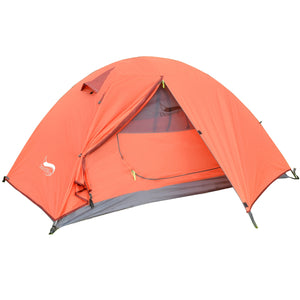 1-3 Person Backpacking Tent, Double Layer Waterproof - maxoutdoorgearandgadgets