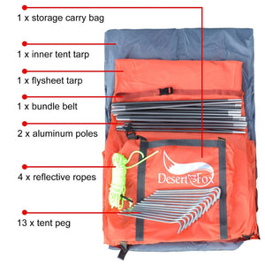 1-3 Person Backpacking Tent, Double Layer Waterproof - maxoutdoorgearandgadgets