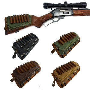 Rifle Shotgun Buttstock Cheek Rest Shell Holder - maxoutdoorgearandgadgets