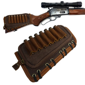 Rifle Shotgun Buttstock Cheek Rest Shell Holder - maxoutdoorgearandgadgets