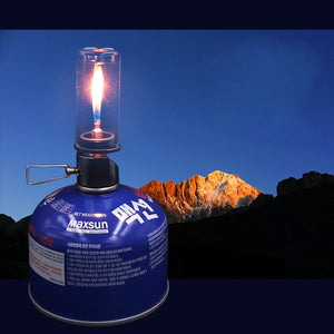 BRS Windproof Camping/Emergency Gas Candlelight Lamp