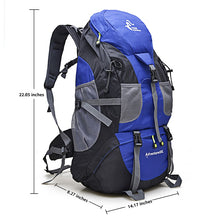 Load image into Gallery viewer, 50L Waterproof Trekking Climbing Travel Backpack
