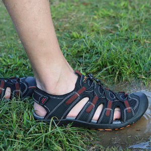 GRITION Men Close Toe Sandals - maxoutdoorgearandgadgets
