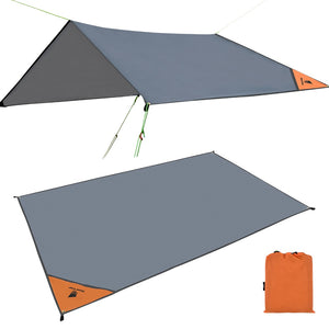 GeerTop Ultralight Waterproof Rain Fly Camping Mat  Sun Shelter - maxoutdoorgearandgadgets