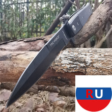 Load image into Gallery viewer, Flipper EDC Knife G10 Handle 8CR13MOV 4.5 in blade - maxoutdoorgearandgadgets
