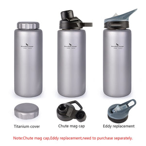 Boundless Voyage Titanium Sports Water Bottle Leak-Proof Outdoor Camping Hiking Cycling Tea Coffee Canteen Drinkware 1050ml - maxoutdoorgearandgadgets
