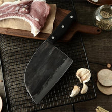 Load image into Gallery viewer, Chinese High Carbon Steel Butcher/Chef Knife Hand-Forged Full-Tang with Gift Sheath - maxoutdoorgearandgadgets
