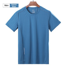 Load image into Gallery viewer, Quick Dry Men Shirt Breathable Camping Trekking Fishing Running Hunting Hiking Shirt Summer T-Shirts Outdoor Tee Short For Men - maxoutdoorgearandgadgets
