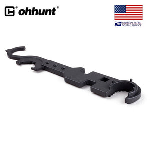 AR15 Combo Wrench Tool includes Castle Nut Wrench Barrel Nut Wrench Buttstock Tube Tool - maxoutdoorgearandgadgets