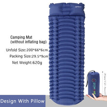 Load image into Gallery viewer, Zomake  Large  200*66cm Foot Pressing Inflatable Air Mattress - maxoutdoorgearandgadgets
