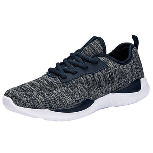 Men's Flying Woven Breathable Non-slip Wear-resistant Cushion Sneakers - maxoutdoorgearandgadgets