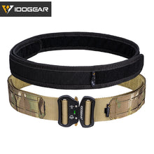 Load image into Gallery viewer, IDOGEAR 2 Inch MOLLE Tactical Mens Belt Quick Release Metal Buckle
