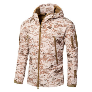 ANTARCTICA Camouflage Warm Fleece Waterproof Jacket Men - maxoutdoorgearandgadgets