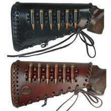 Load image into Gallery viewer, Leather Rifle/Shotgun Adjustable Shoulder Pad Cheek Rest Raiser Kit
