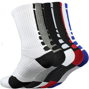 5 Pairs Cotton Sports Socks With Damping  EU 39-45