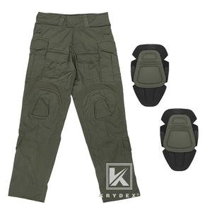 KRYDEX G3 Battlefield Ranger Green CP Style BDU Uniform Pants W/ Knee Pads - maxoutdoorgearandgadgets