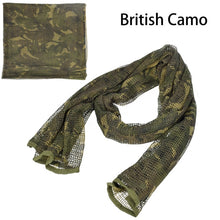 Load image into Gallery viewer, 190*90cm Cotton Military Camouflage Mesh Scarf - maxoutdoorgearandgadgets
